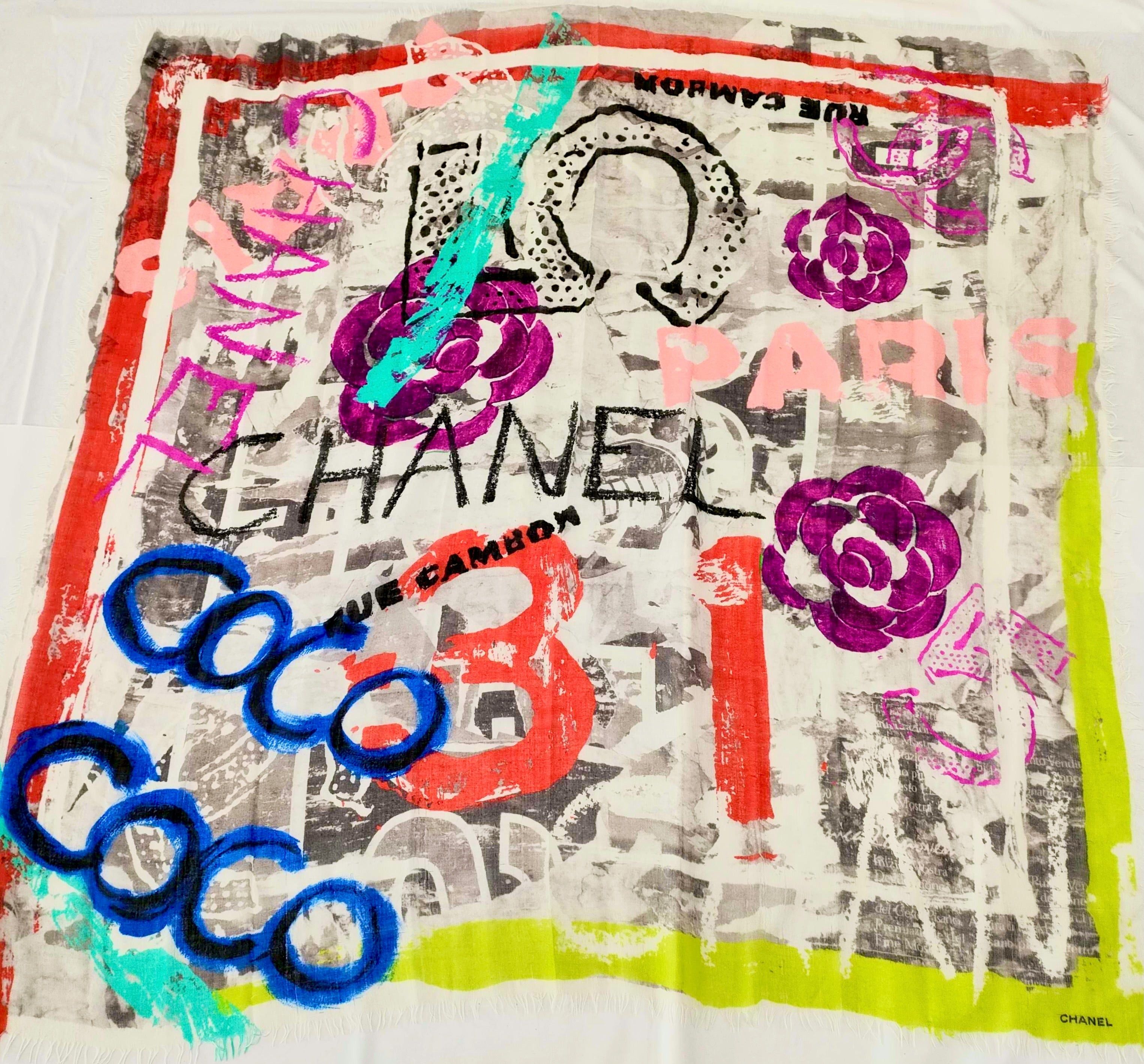 Chanel Maxi Carré Graffiti Size ONE SIZE - 3 Thumbnail