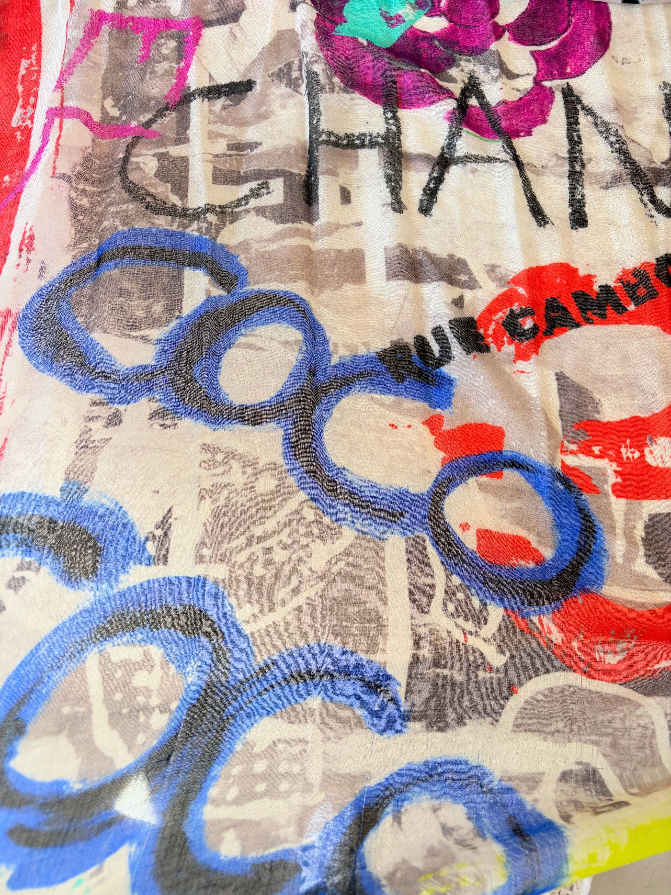 Chanel Maxi Carré Graffiti Size ONE SIZE - 12 Thumbnail