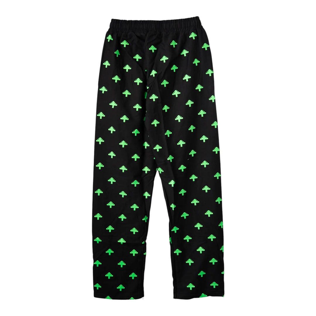 Vertabrae Everyday Logo Sweatpants Black Neon Green Size US 30 / EU 46 - 2 Thumbnail