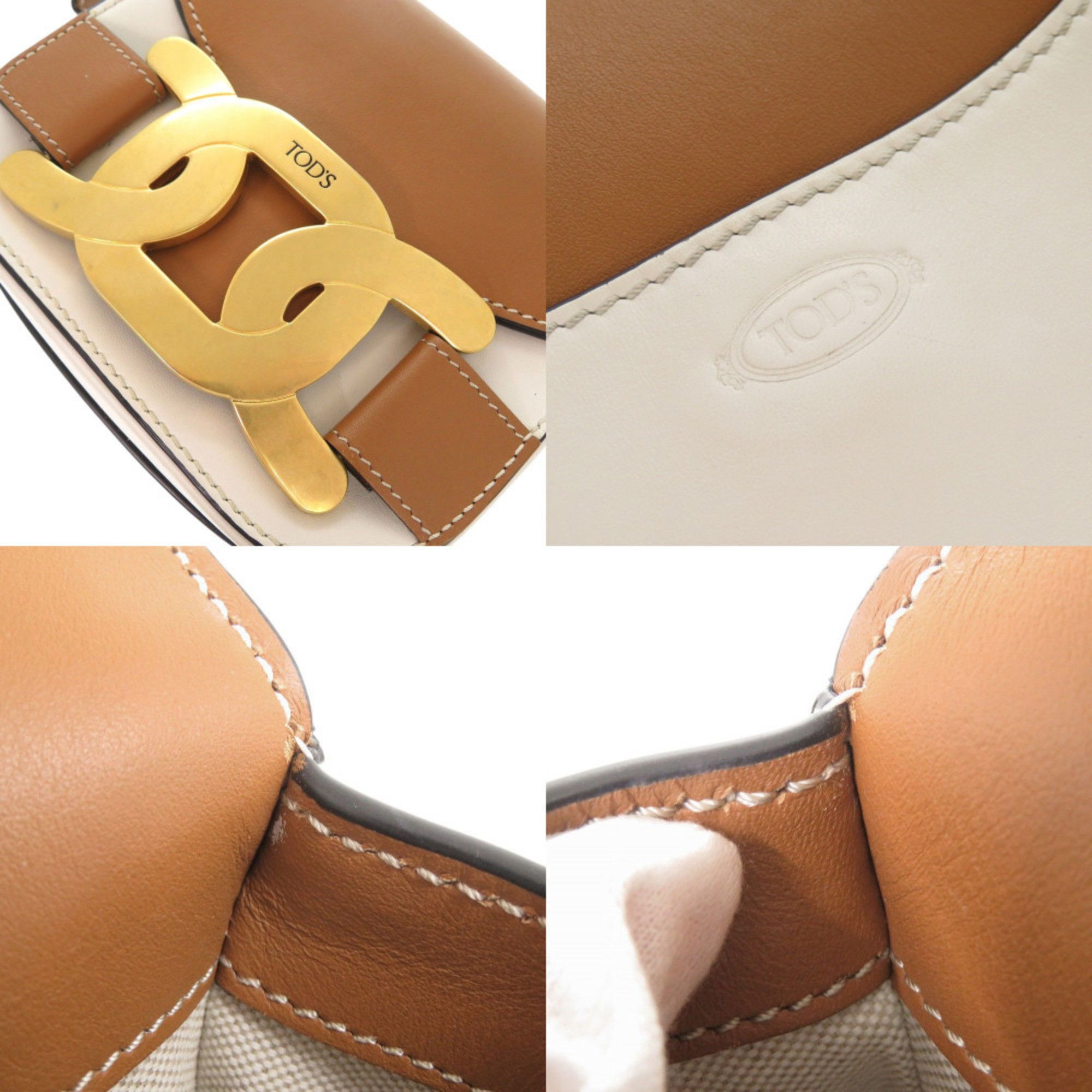 Tod's Tod's Kate Leather Brown Shoulder Bag 0229 Size ONE SIZE - 8 Thumbnail