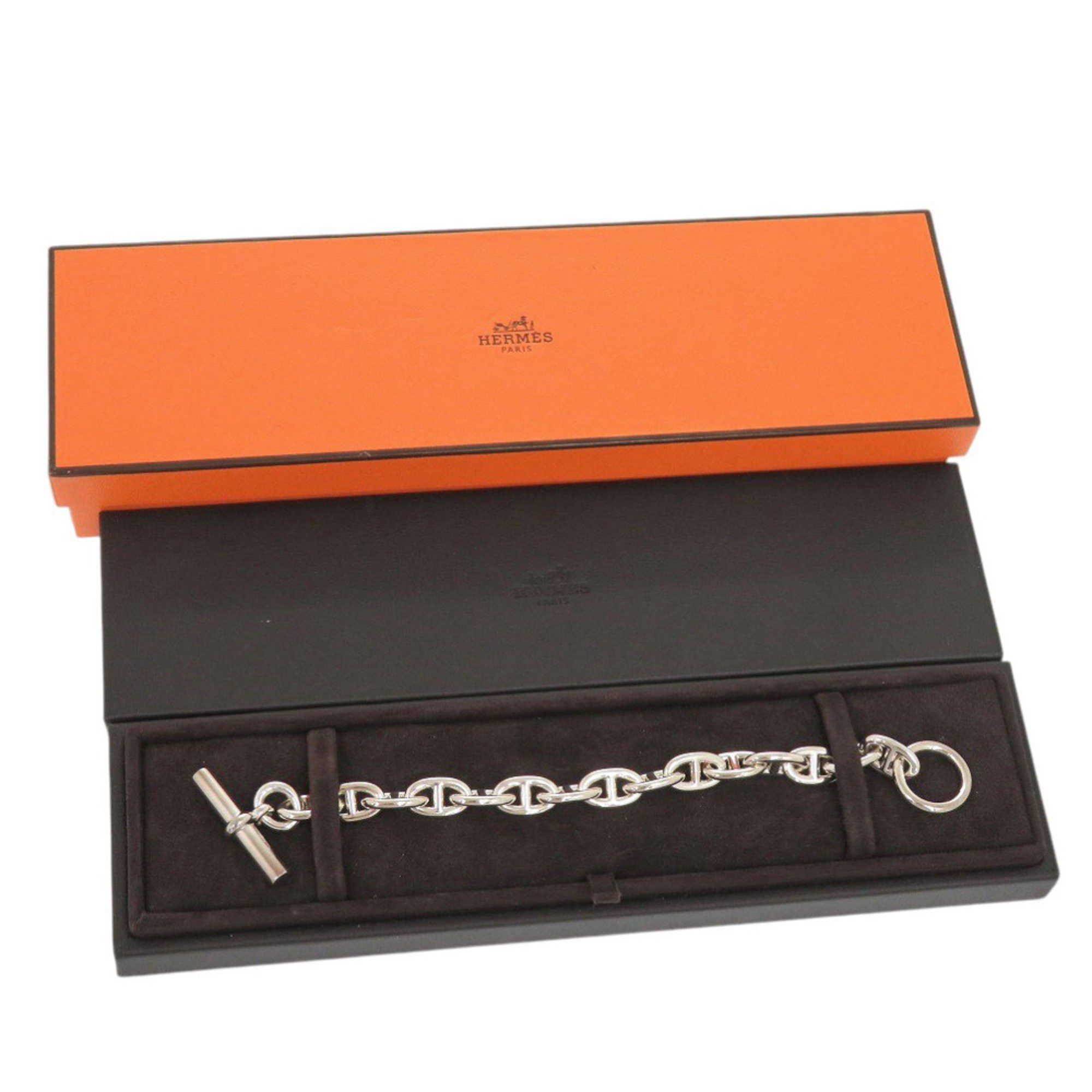 Hermes Hermes Chaine d'Ancre MM 15-link Sterling Silver Bracelet 1688 HERMES Size ONE SIZE - 2 Thumbnail