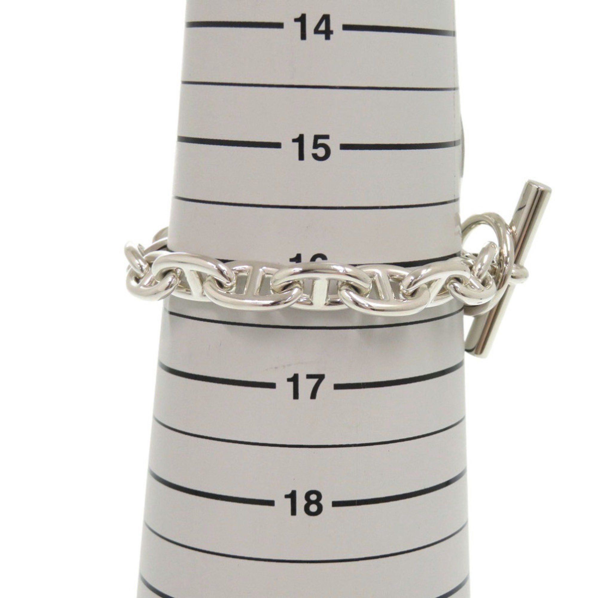 Hermes Hermes Chaine d'Ancre MM 15-link Sterling Silver Bracelet 1688 HERMES Size ONE SIZE - 5 Thumbnail