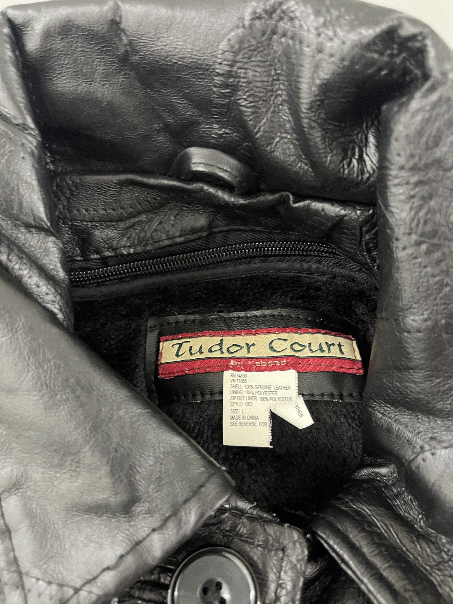Leather Vintage Leather Jacket Patchwork Turod Court Lined Leather Coat Size L Size US L / EU 52-54 / 3 - 2 Thumbnail