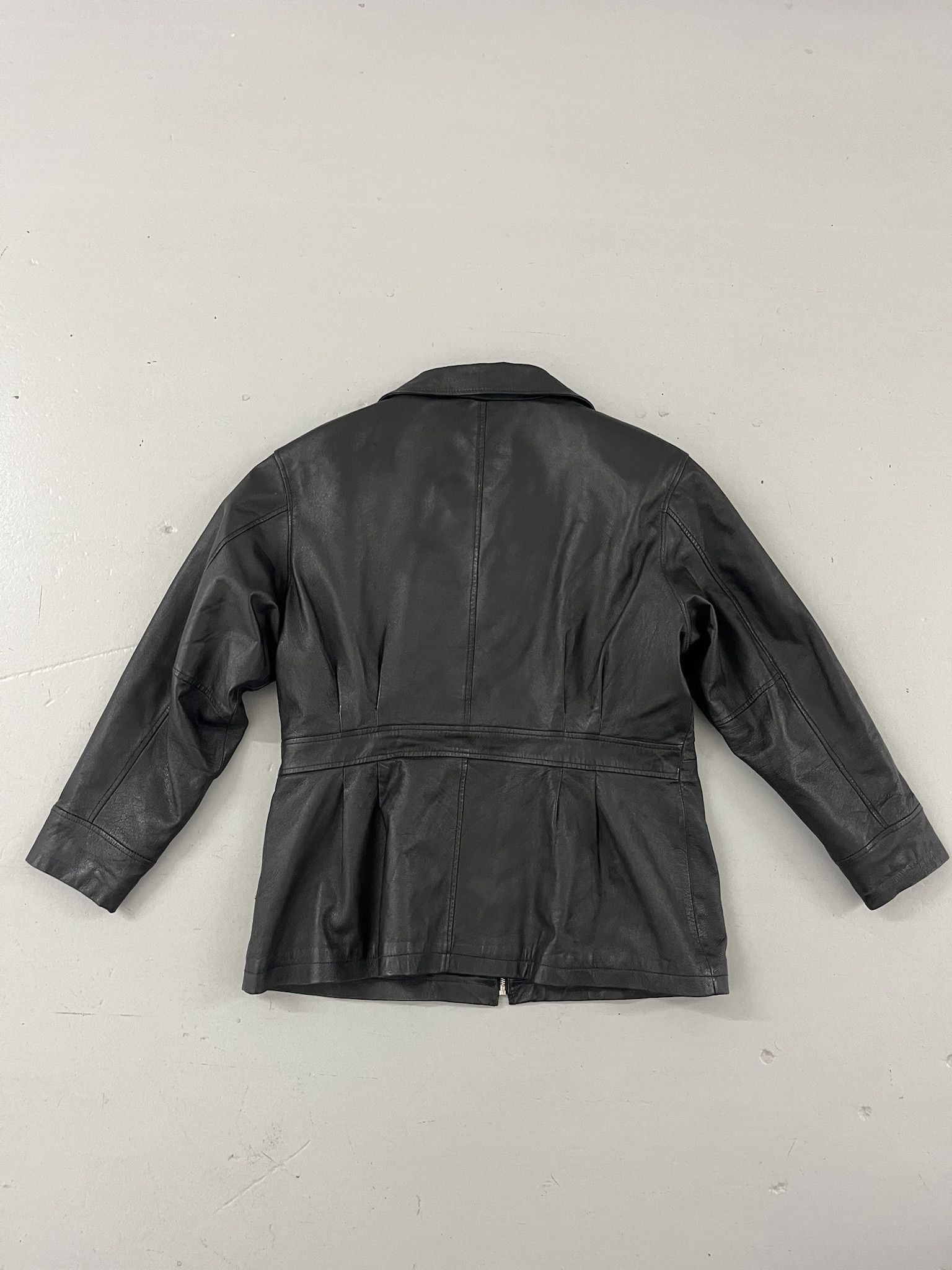 Leather Vintage Leather Jacket G3 90s Leather Coat Size XL Size US XL / EU 56 / 4 - 2 Thumbnail