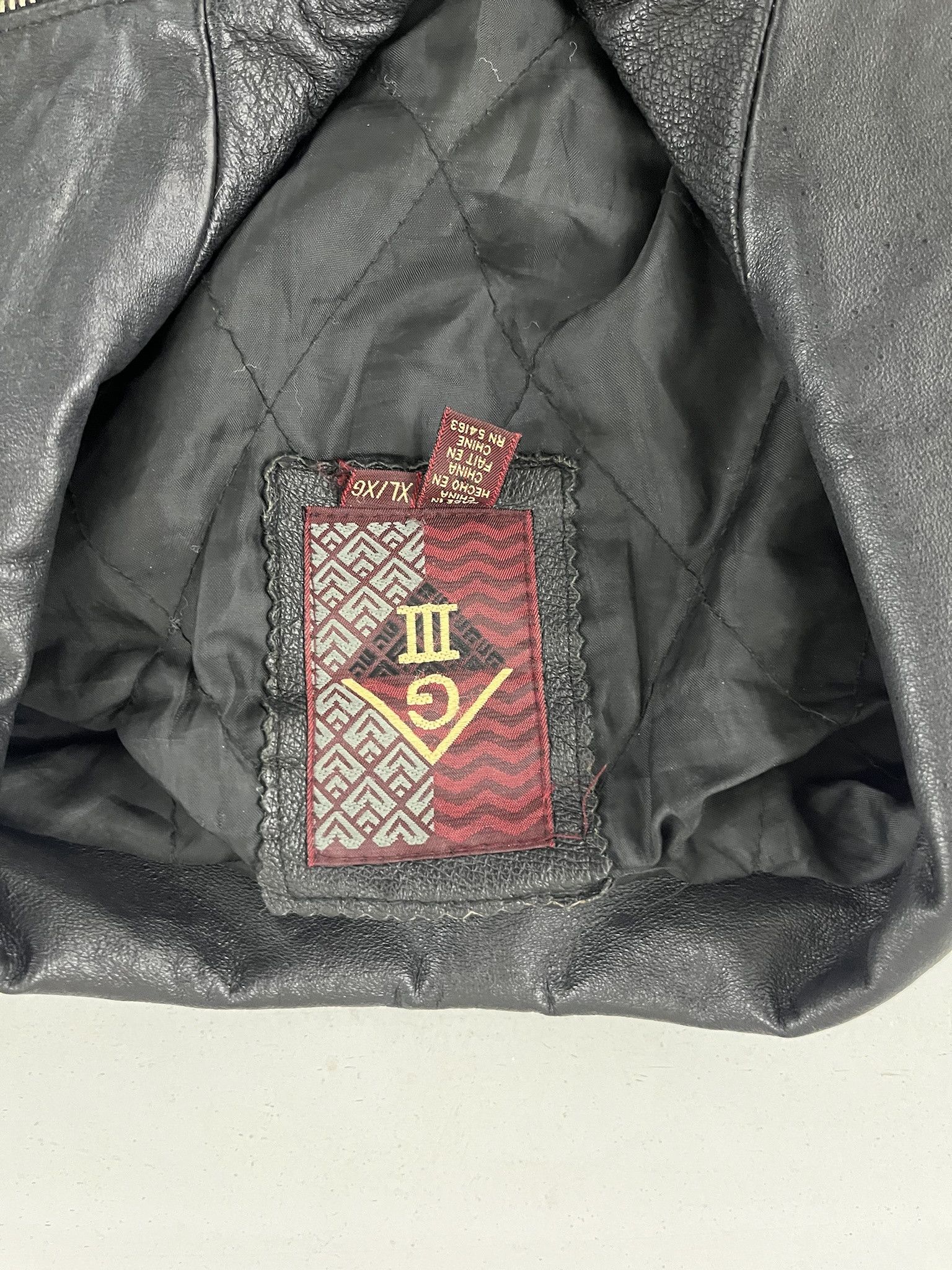 Leather Vintage Leather Jacket G3 90s Leather Coat Size XL Size US XL / EU 56 / 4 - 3 Thumbnail