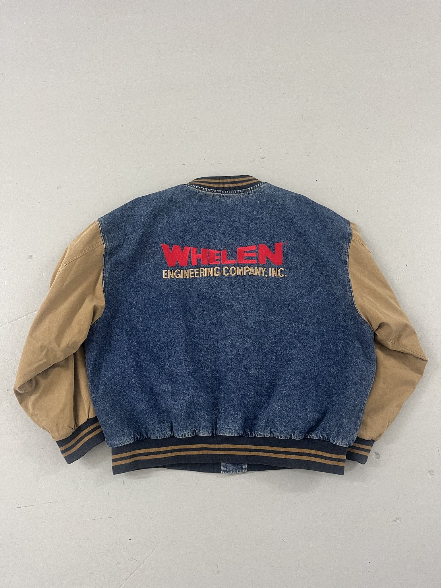 Leather Vintage 2000s Whelen Engineering Denim jacket Size XXL Size US XXL / EU 58 / 5 - 3 Thumbnail