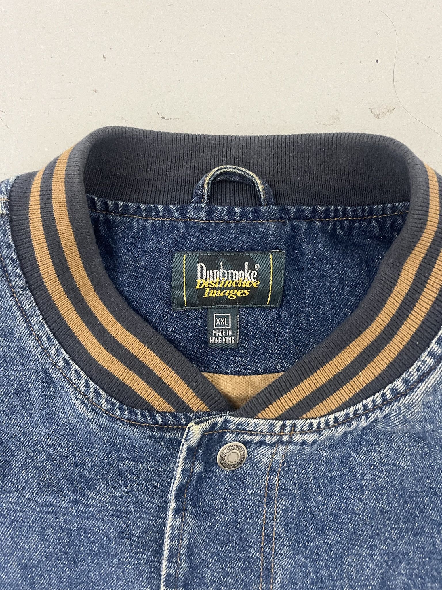 Leather Vintage 2000s Whelen Engineering Denim jacket Size XXL Size US XXL / EU 58 / 5 - 2 Thumbnail