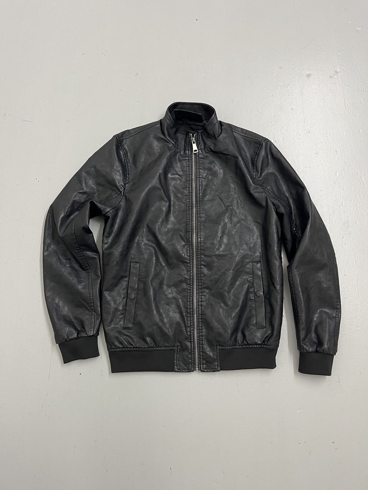 Leather × Wilsons Leather Vintage 90s Devil Inferno Embroidered Leather Biker Jacket Size S Size US S / EU 44-46 / 1 - 2 Thumbnail