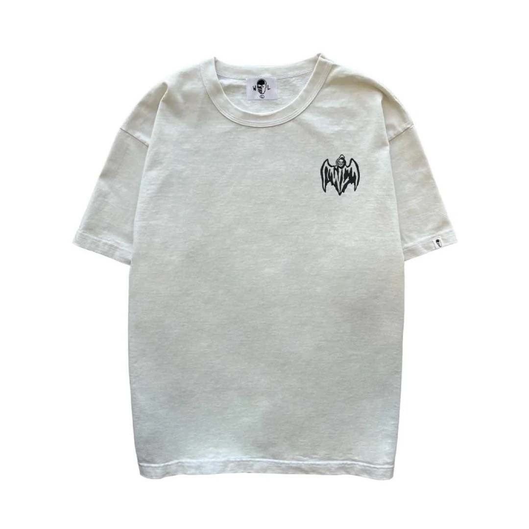 Warren Lotas Bat Logo Tofu Cream/Black Tee Size US M / EU 48-50 / 2 - 2 Thumbnail