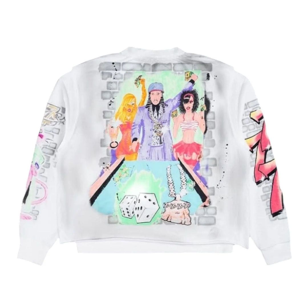 TRIPLE SEVENS Player Long Sleeve Thermal White Tee Size US XL / EU 56 / 4 - 2 Thumbnail