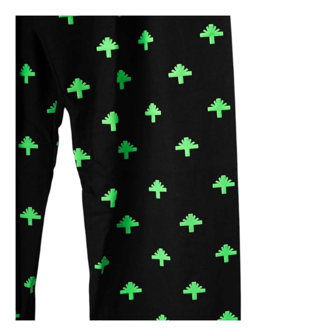 Vertabrae Everyday Logo Sweatpants Black Neon Green Size US 32 / EU 48 - 4 Thumbnail