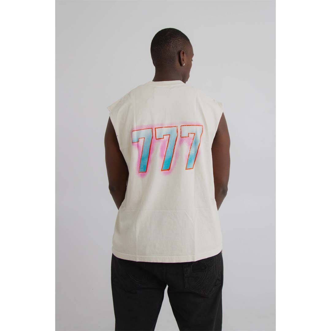 TRIPLE SEVENS NFL Sleeveless Tee Cream Size US S / EU 44-46 / 1 - 2 Thumbnail