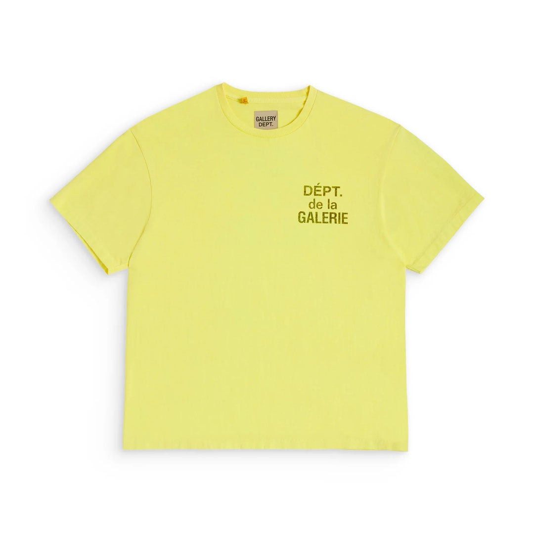 Gallery Dept. Gallery Dept de la Galerie Tee Yellow Size US L / EU 52-54 / 3 - 2 Thumbnail