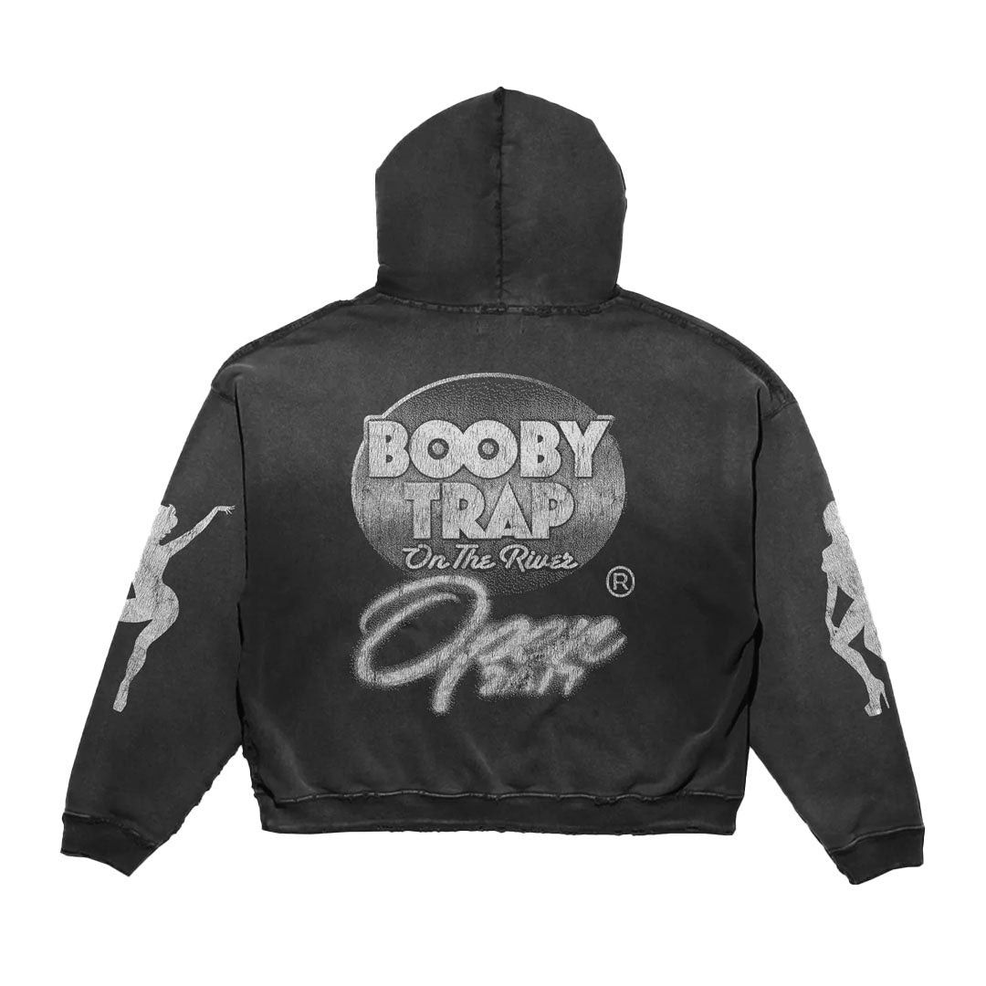 TRIPLE SEVENS Trap Hoodie Black Distressed Size US M / EU 48-50 / 2 - 4 Thumbnail