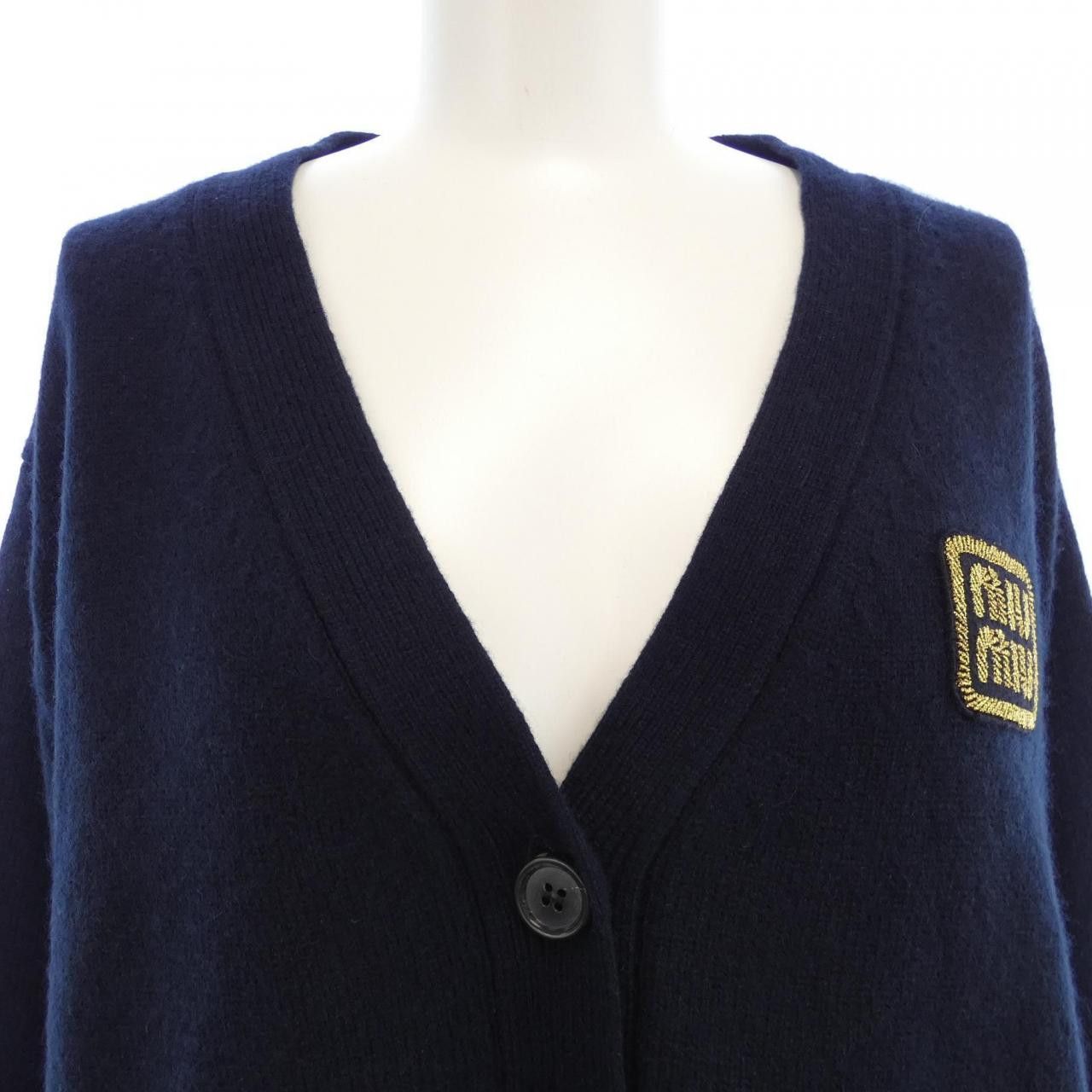 Miu Miu Miu Miu Miu Miu 100% Cashmere Cardigan Others Tops MMF865 SOOO 103Z DUTY FREE for USA Size ONE SIZE - 5 Thumbnail