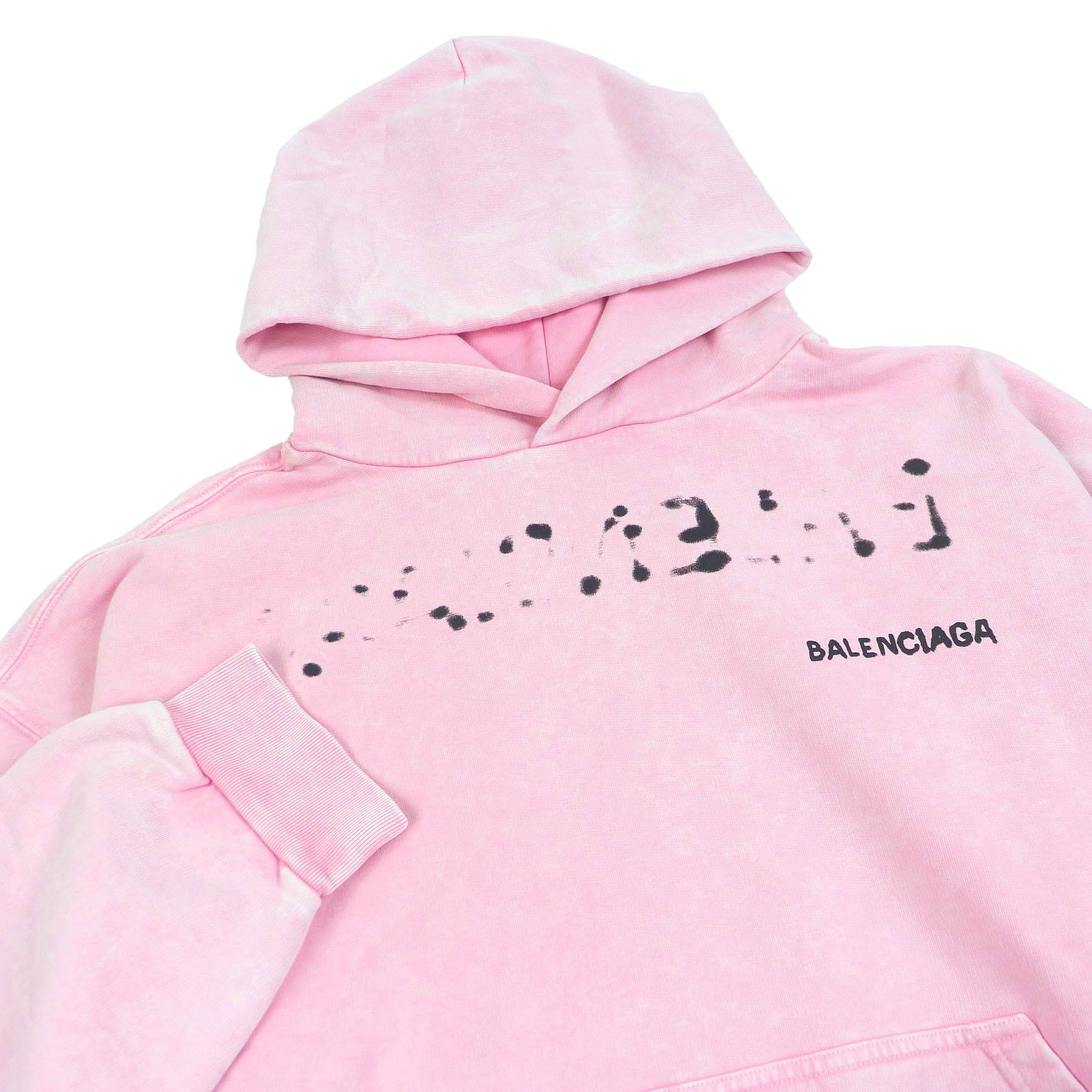 Balenciaga Balenciaga Balenciaga Hand-drawn Medium-fit Hoodie Cotton Sweatshirts & Hoodies 767877 DUTY FREE for USA Size ONE SIZE - 2 Thumbnail