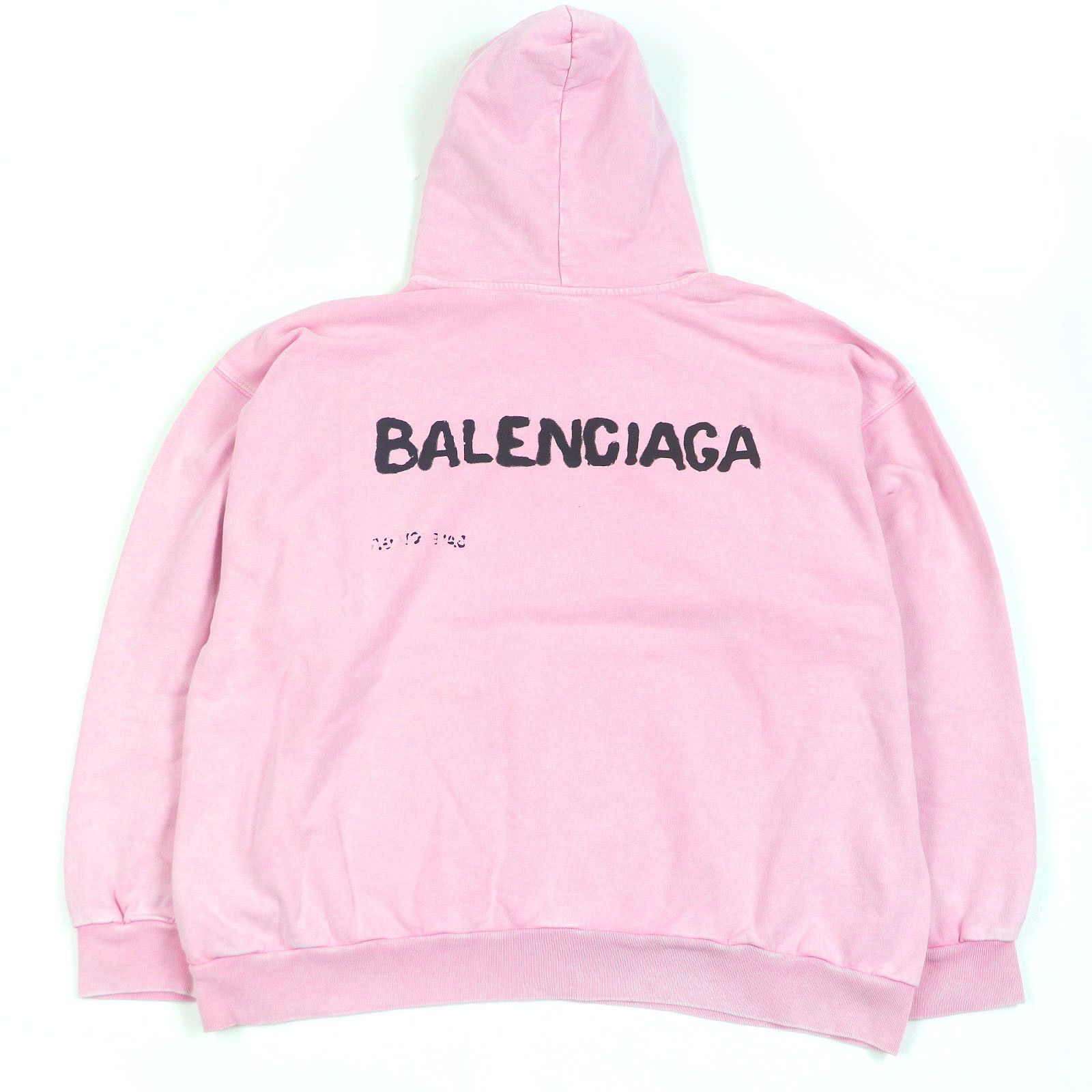 Balenciaga Balenciaga Balenciaga Hand-drawn Medium-fit Hoodie Cotton Sweatshirts & Hoodies 767877 DUTY FREE for USA Size ONE SIZE - 3 Thumbnail