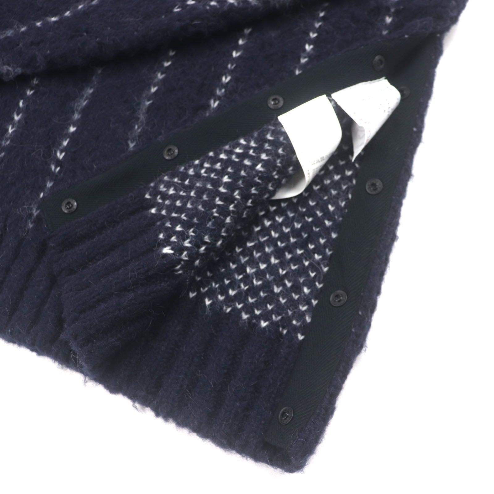 Sacai Sacai Sacai Jacquard Knit Pullover Others Tops 23-03202M DUTY FREE for USA Size ONE SIZE - 5 Thumbnail