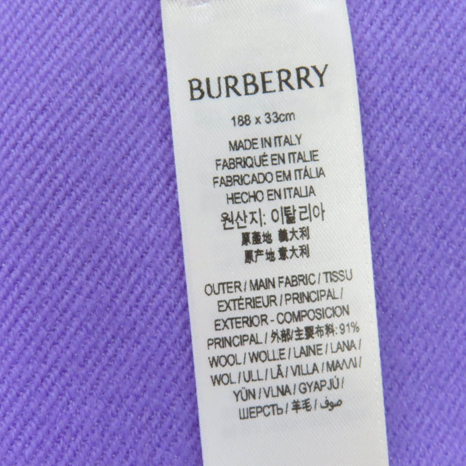Burberry Burberry Burberry Wool Scarf Others Scarf DUTY FREE for USA Size ONE SIZE - 8 Thumbnail