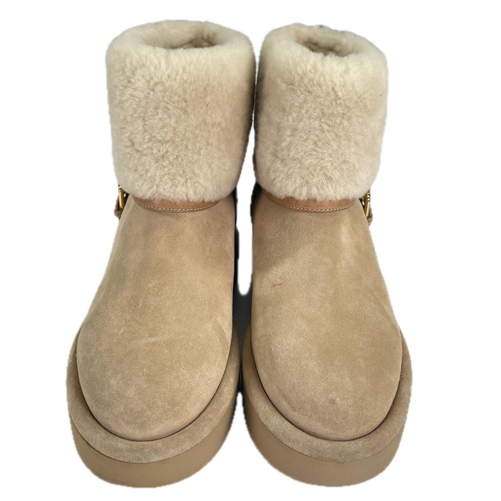 Louis Vuitton Louis Vuitton Louis Vuitton Mouton Short Boots Leather Shoes DUTY FREE for USA Size ONE SIZE - 5 Thumbnail
