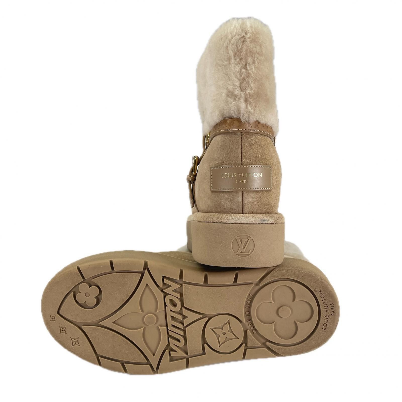 Louis Vuitton Louis Vuitton Louis Vuitton Mouton Short Boots Leather Shoes DUTY FREE for USA Size ONE SIZE - 6 Thumbnail