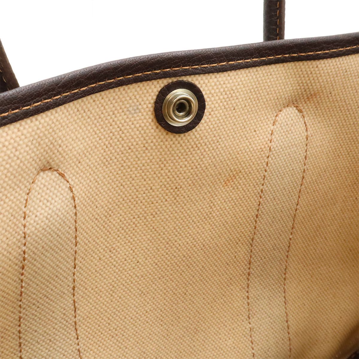 Hermes Hermes Hermes Garden Party TPM Toilè H 2way Bag Canvas Tote Bag Stamp H (2004) DUTY FREE for USA Size ONE SIZE - 8 Thumbnail