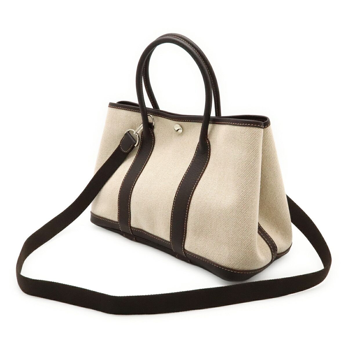 Hermes Hermes Hermes Garden Party TPM Toilè H 2way Bag Canvas Tote Bag Stamp H (2004) DUTY FREE for USA Size ONE SIZE - 2 Thumbnail