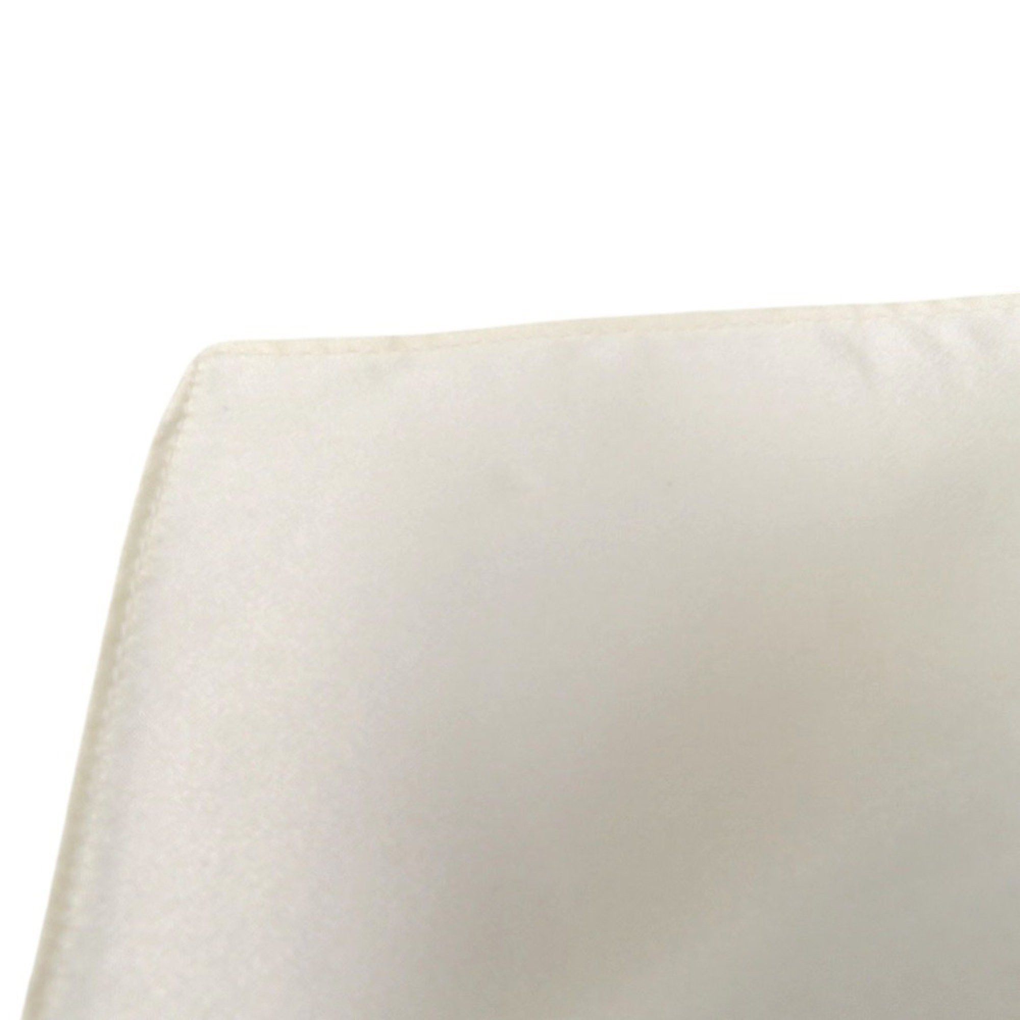 Dior Christian Dior J'ADORE DIOR Scarf/Muffler with Heart, Ribbon, and Flower Design, Silk, White, 0026, for Girls Size ONE SIZE - 9 Thumbnail