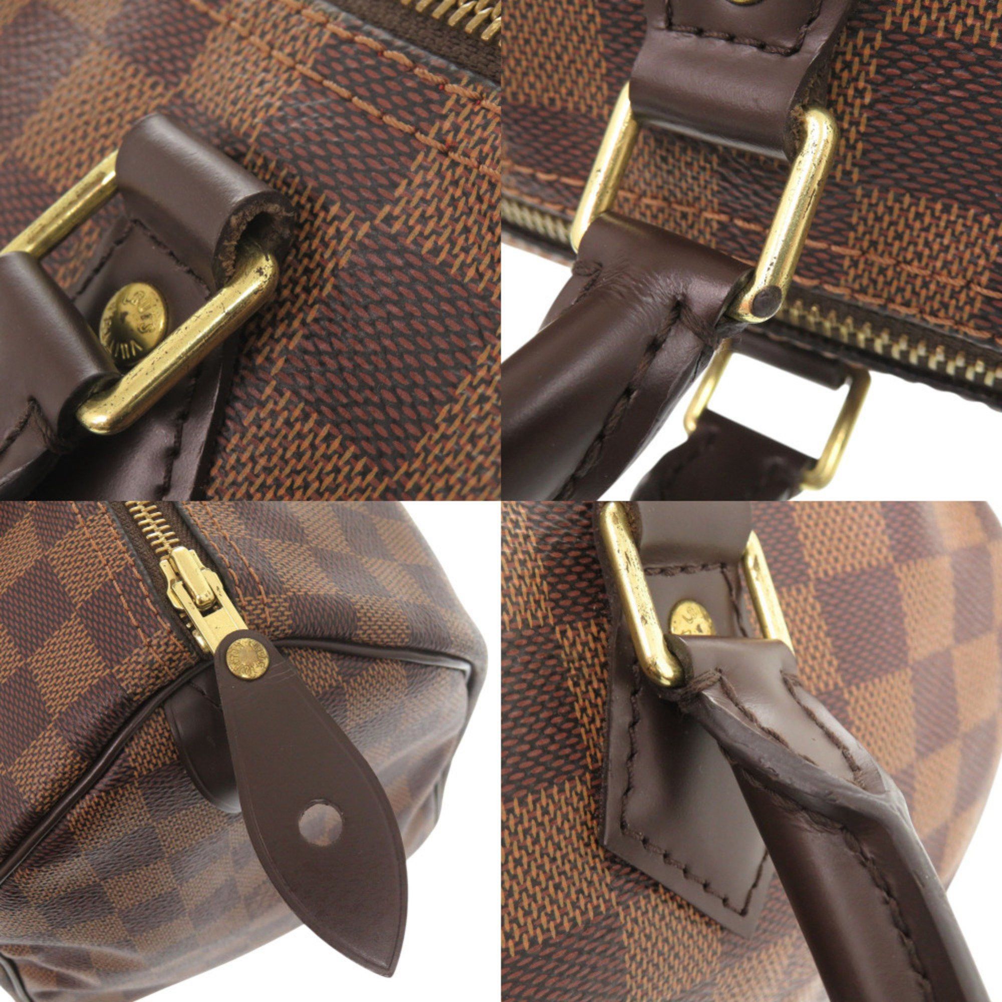 Louis Vuitton Louis Vuitton Speedy 30 Damier Ebene N41364 Brown Handbag 0029 LOUIS VUITTON Size ONE SIZE - 8 Thumbnail