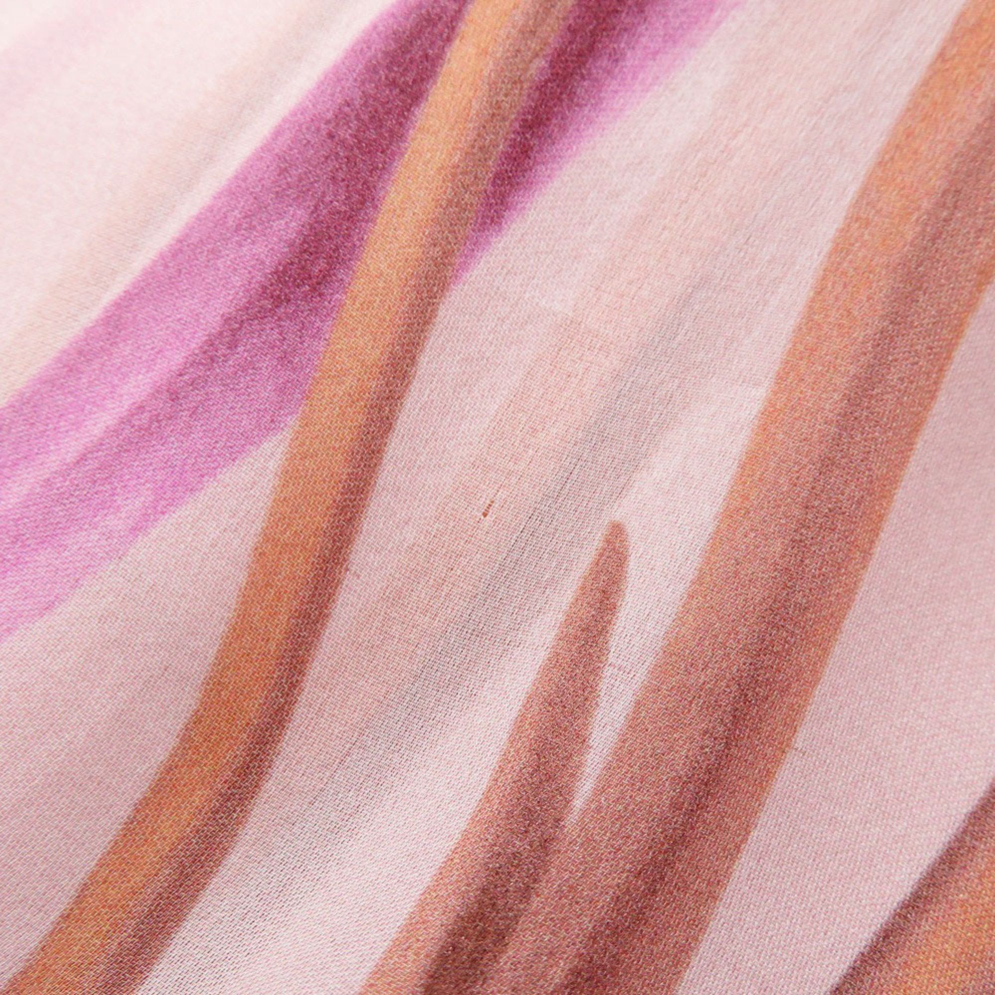 Salvatore Ferragamo Salvatore Ferragamo floral print silk pink scarf/muffler 0941 Size ONE SIZE - 7 Thumbnail
