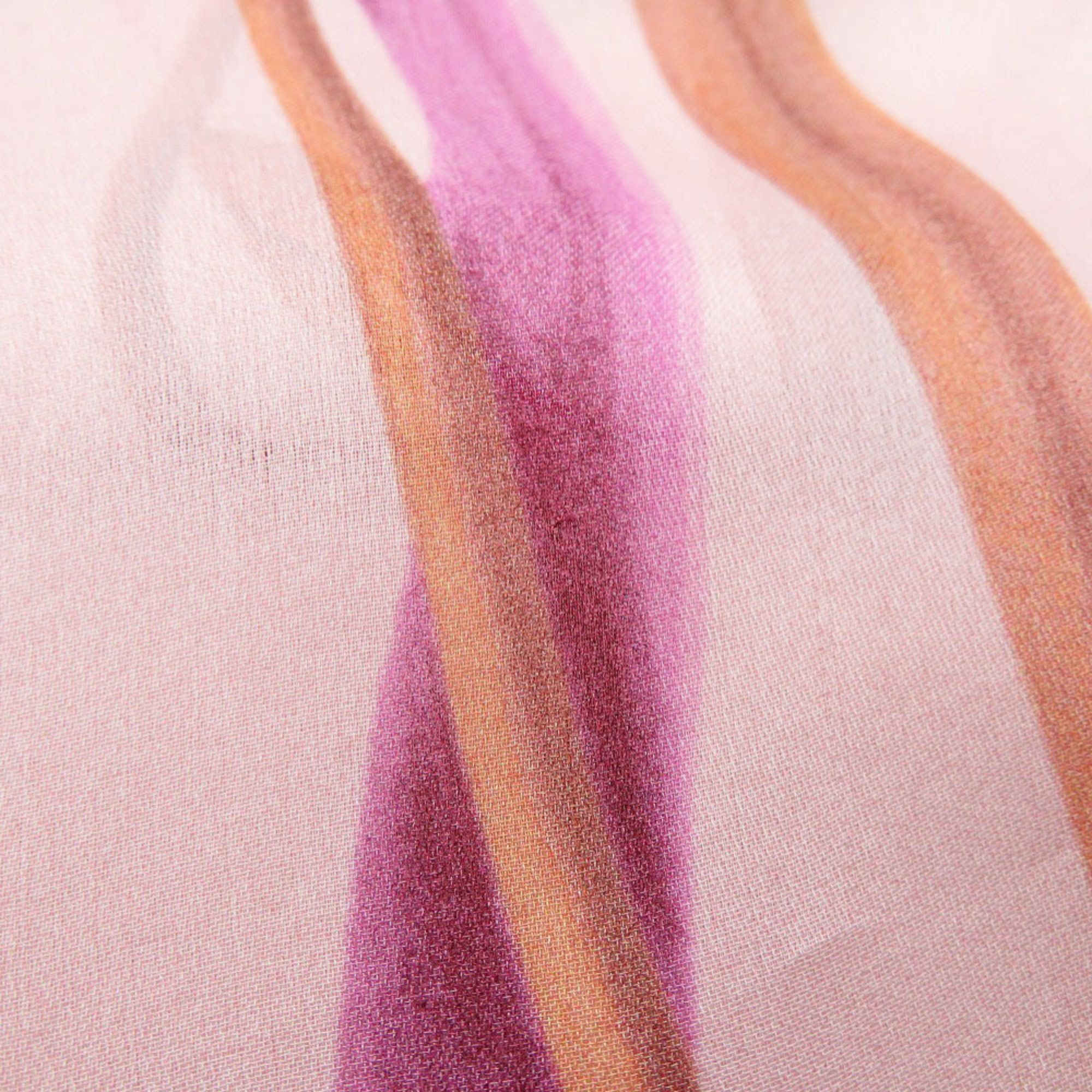 Salvatore Ferragamo Salvatore Ferragamo floral print silk pink scarf/muffler 0941 Size ONE SIZE - 8 Thumbnail