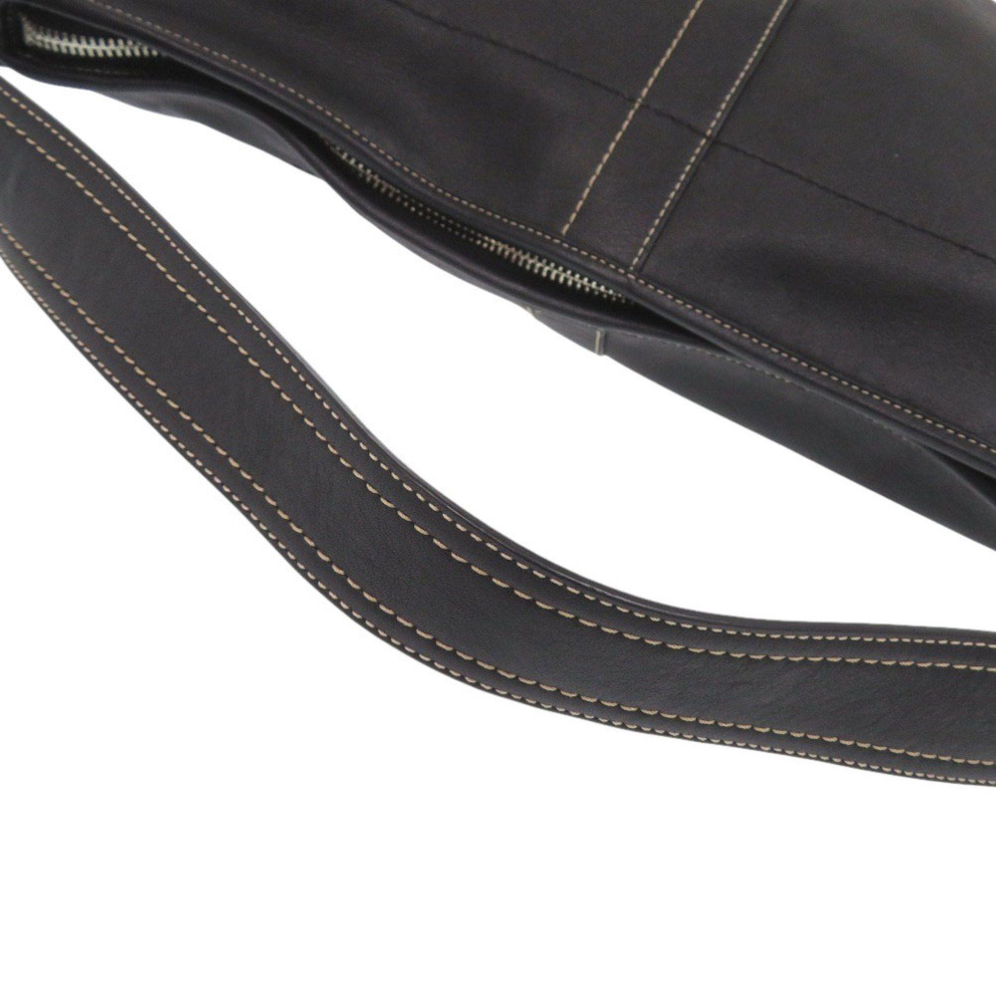 Coach Coach Leather Black One-Shoulder Bag 0015 COACH Size ONE SIZE - 8 Thumbnail