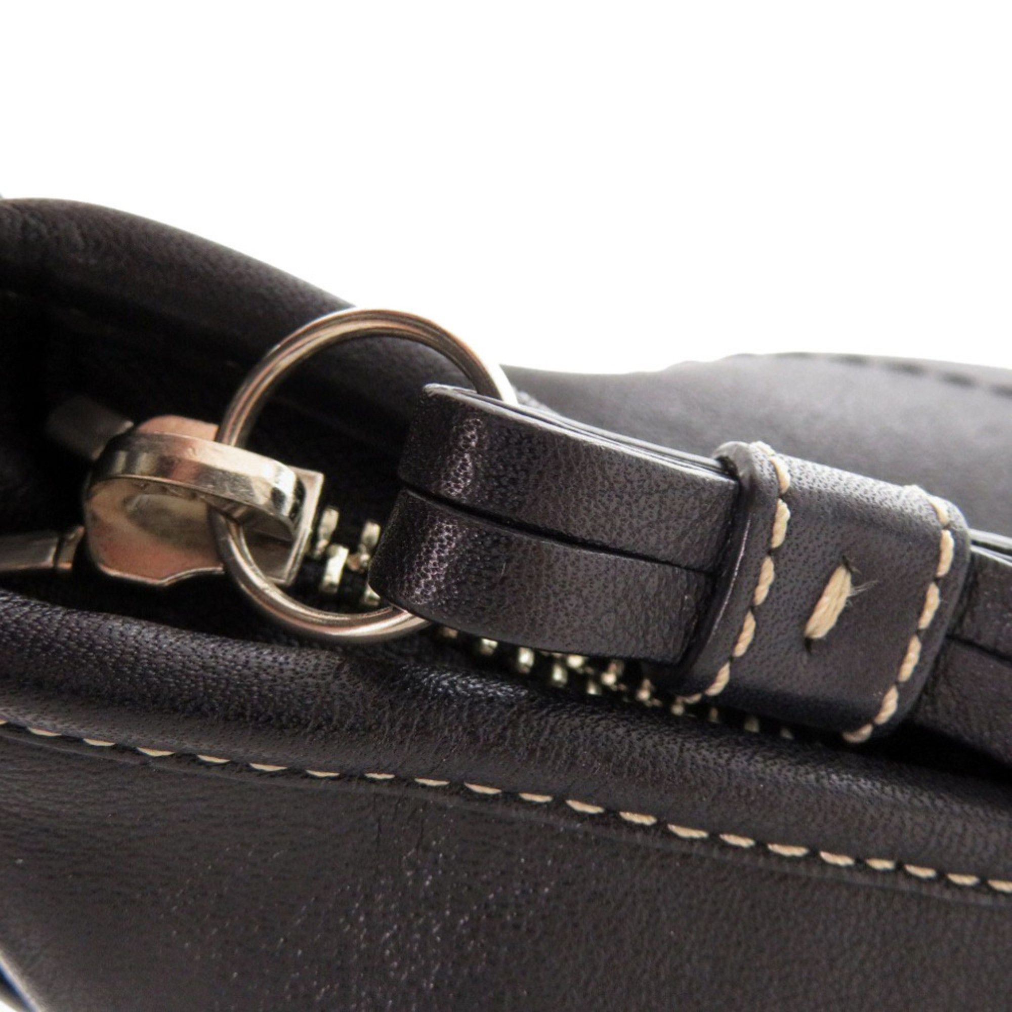 Coach Coach Leather Black One-Shoulder Bag 0015 COACH Size ONE SIZE - 9 Thumbnail
