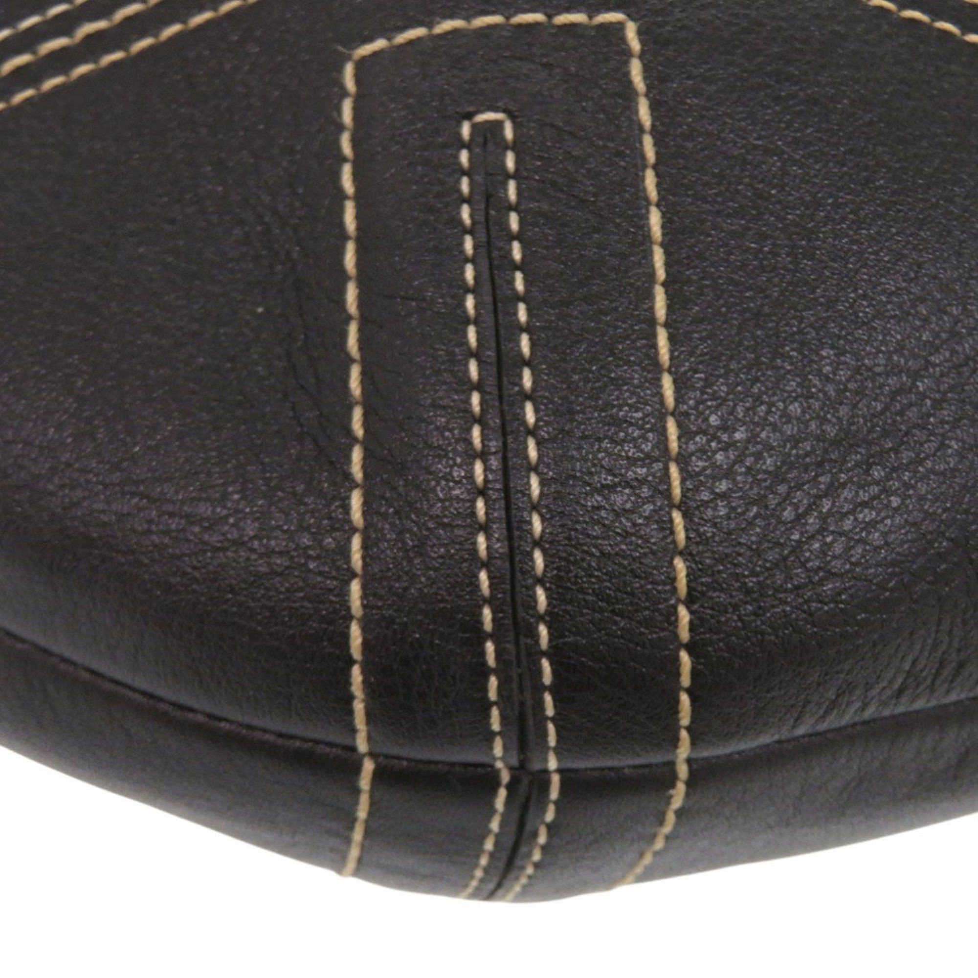 Coach Coach Leather Black One-Shoulder Bag 0015 COACH Size ONE SIZE - 5 Thumbnail