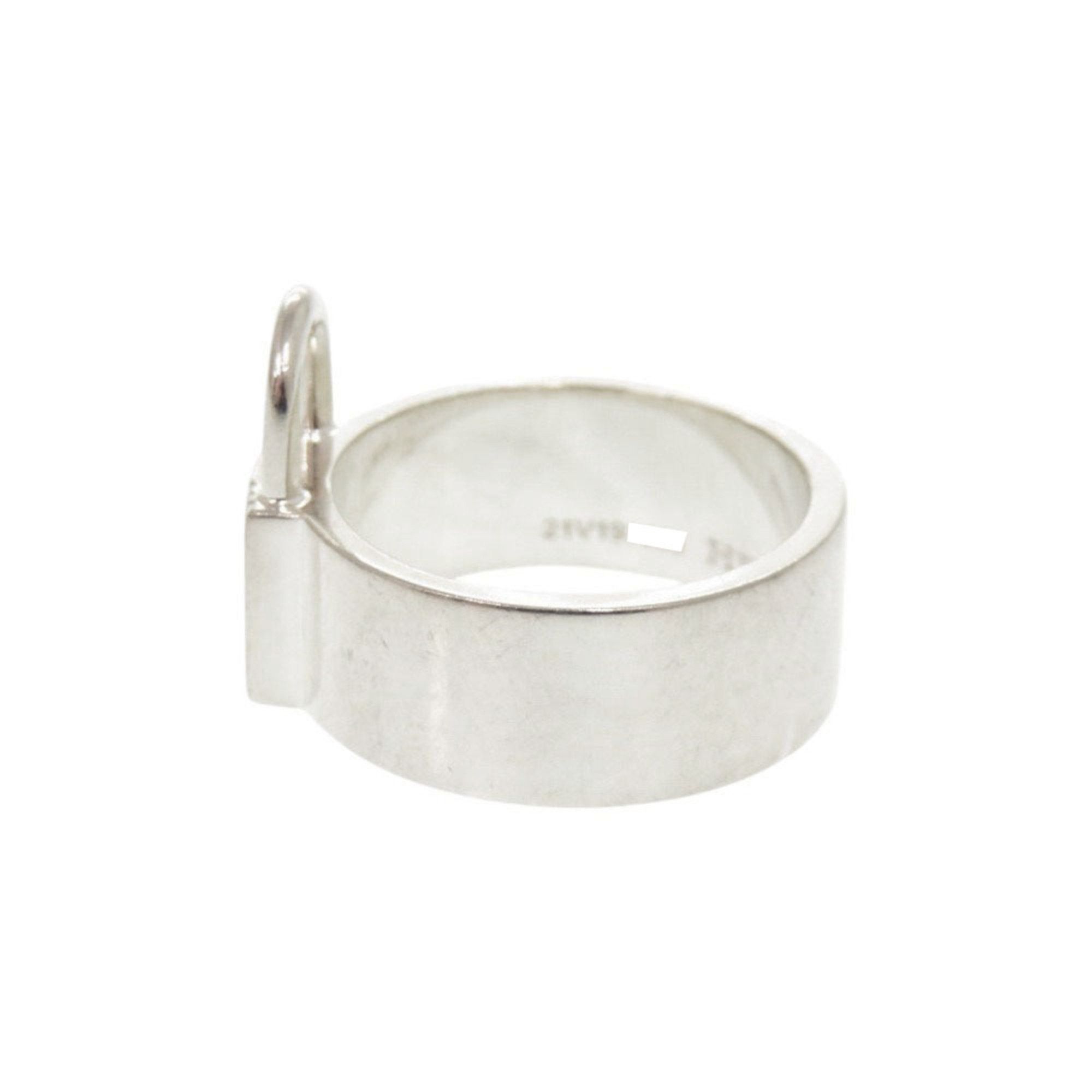 Hermes Hermes Alpha Kelly Silver 925 #54 Ring 0950 HERMES Size ONE SIZE - 2 Thumbnail