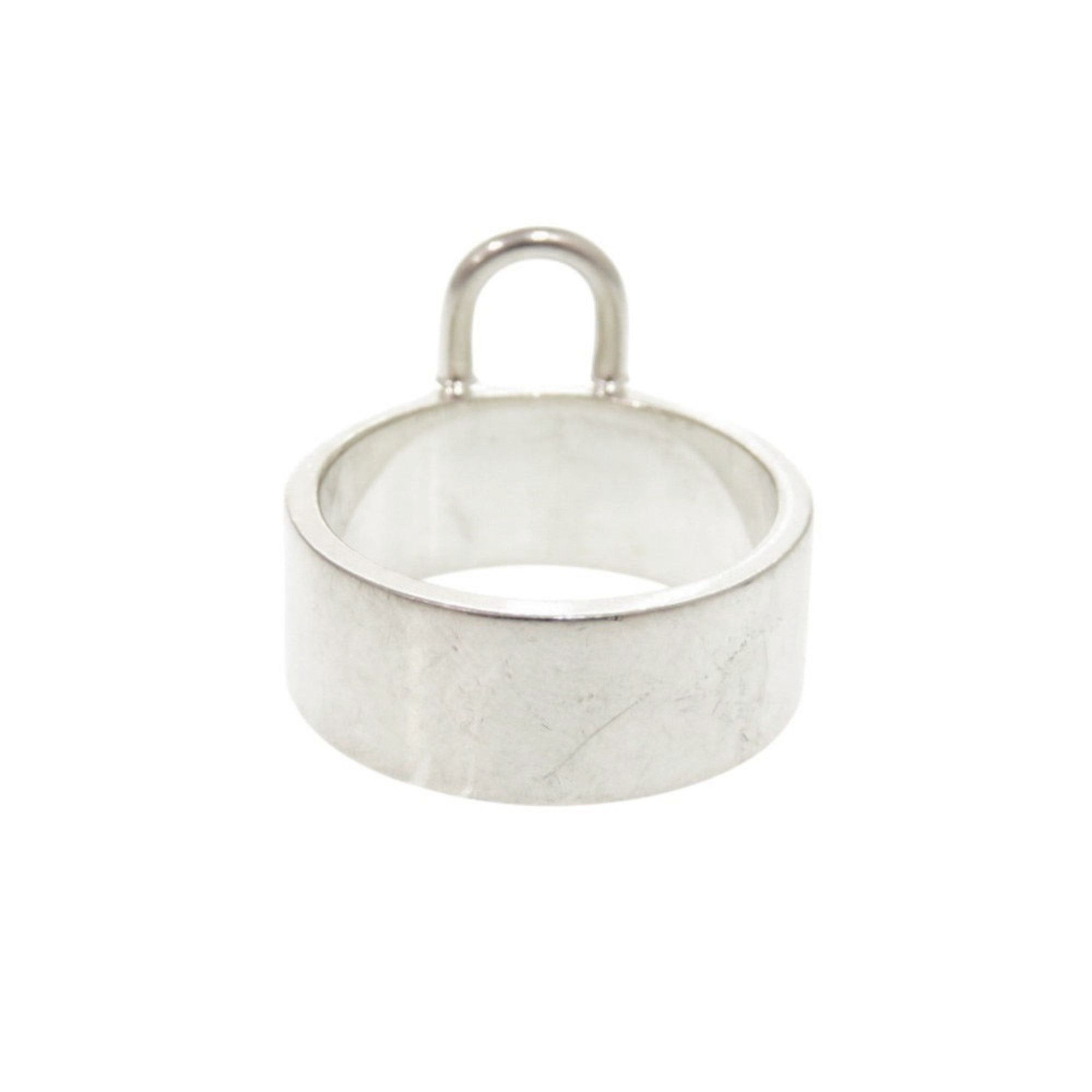 Hermes Hermes Alpha Kelly Silver 925 #54 Ring 0950 HERMES Size ONE SIZE - 4 Thumbnail