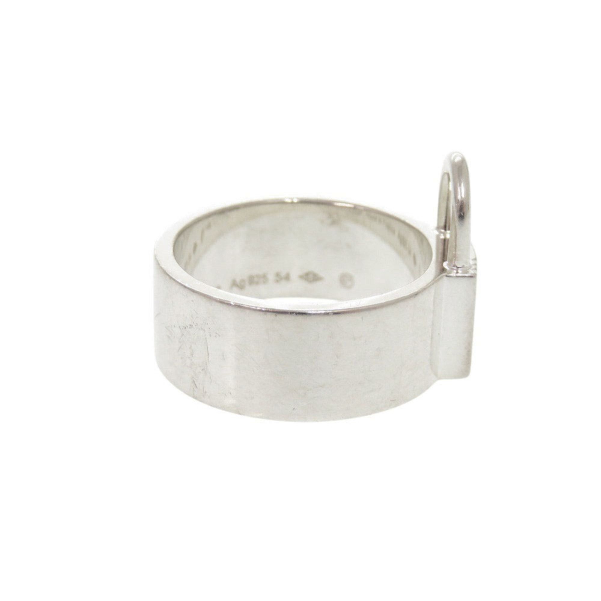 Hermes Hermes Alpha Kelly Silver 925 #54 Ring 0950 HERMES Size ONE SIZE - 3 Thumbnail