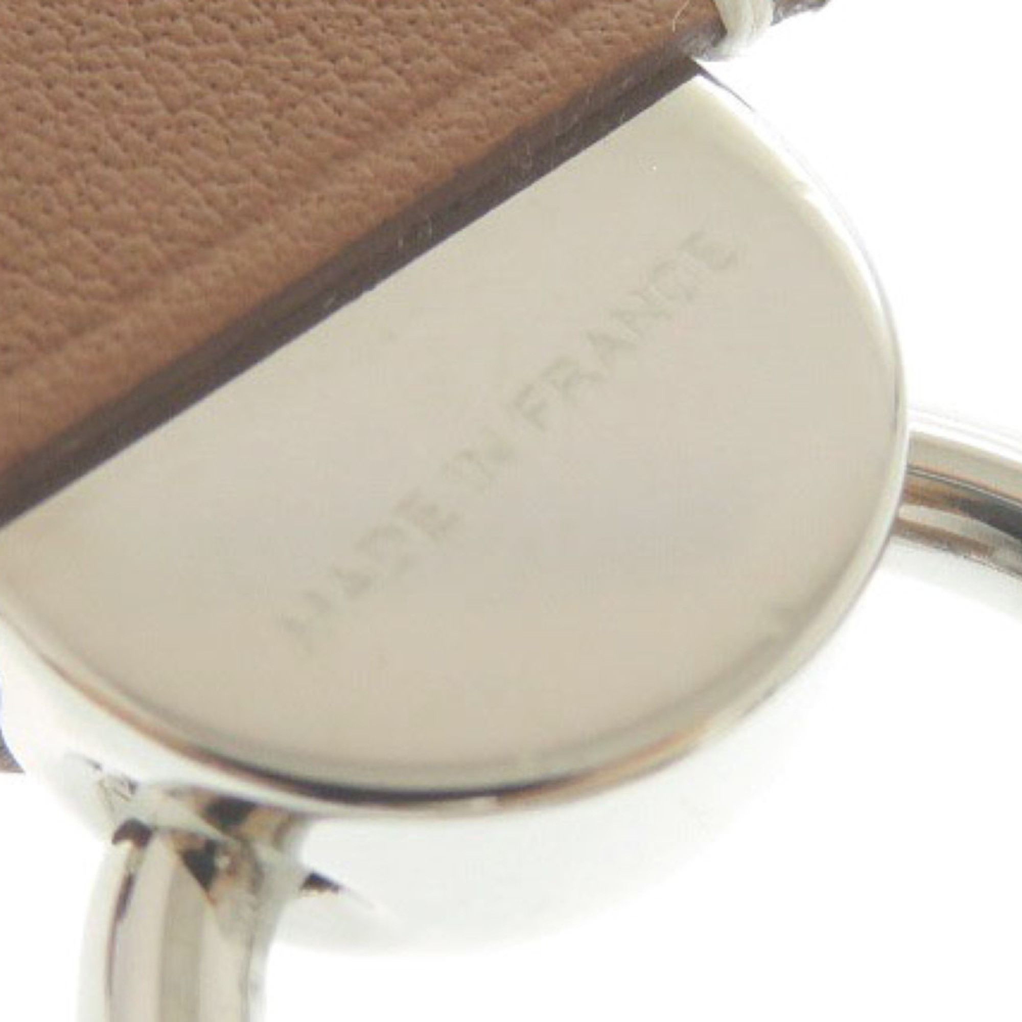 Hermes Like new Hermès Epure Equestre Vaubarenia/Fauve metal necklace with silver hardware and a W stamp (made in 2024). Brown choker necklace, item number 0415. This HERMES is for women. Size ONE SIZE - 4 Thumbnail