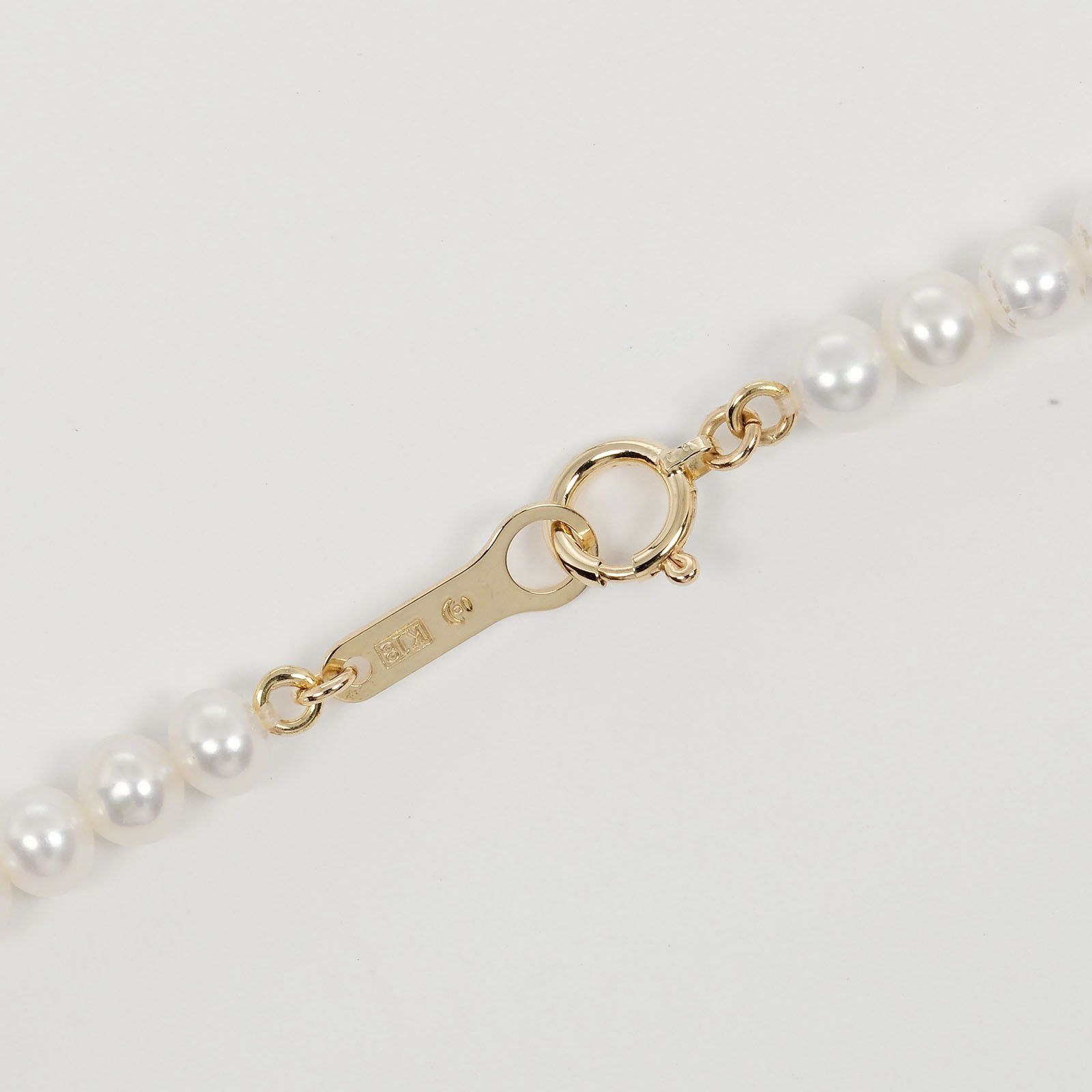 Other Tasaki Tasaki Necklace Au750 Pearl Necklace Crocodile skin Necklace DUTY FREE for USA Size ONE SIZE - 8 Thumbnail