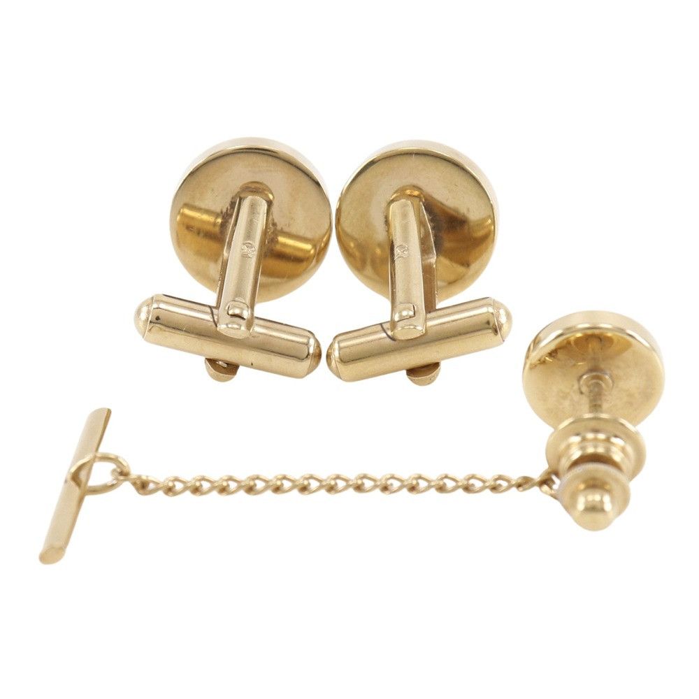 Other Dunhill Dunhill Tie Tack Set Cufflinks Accessory Metal Other DUTY FREE for USA Size ONE SIZE - 3 Thumbnail
