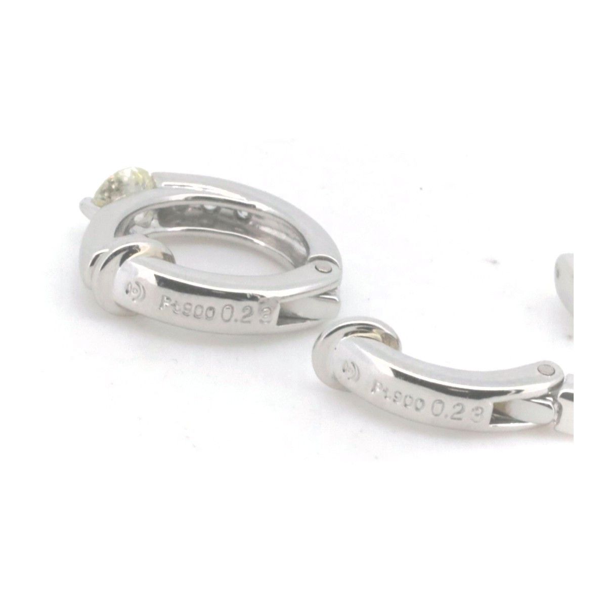 Other Tasaki Tasaki PT900 Diamond Earrings Metal Earrings DUTY FREE for USA Size ONE SIZE - 6 Thumbnail