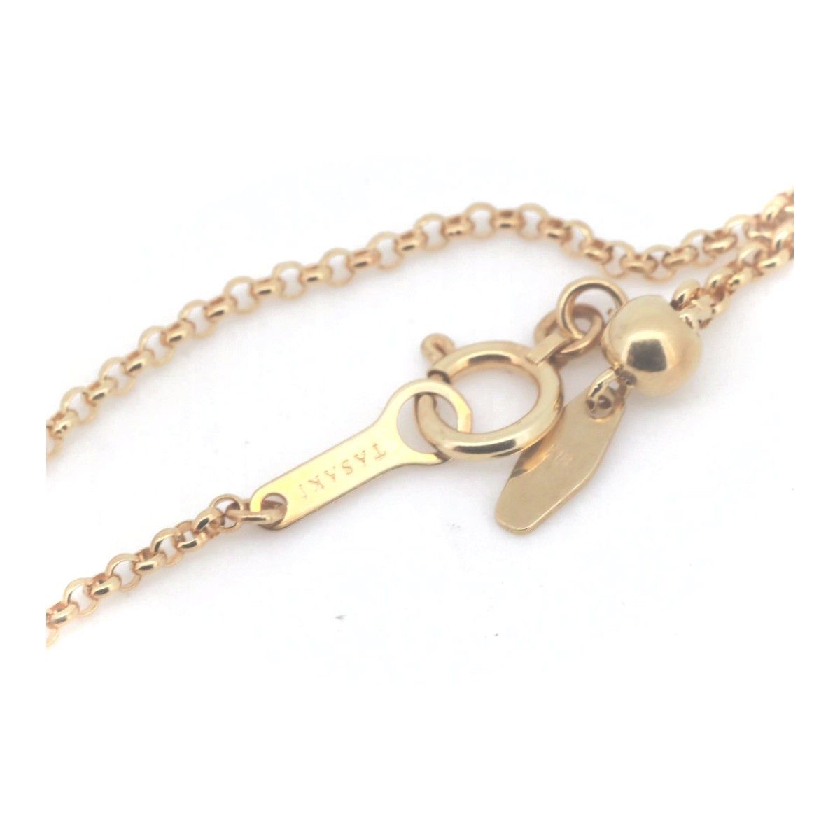 Other Tasaki Tasaki Peridot Shell Diamond Au750 Necklace Crocodile skin Necklace DUTY FREE for USA Size ONE SIZE - 3 Thumbnail