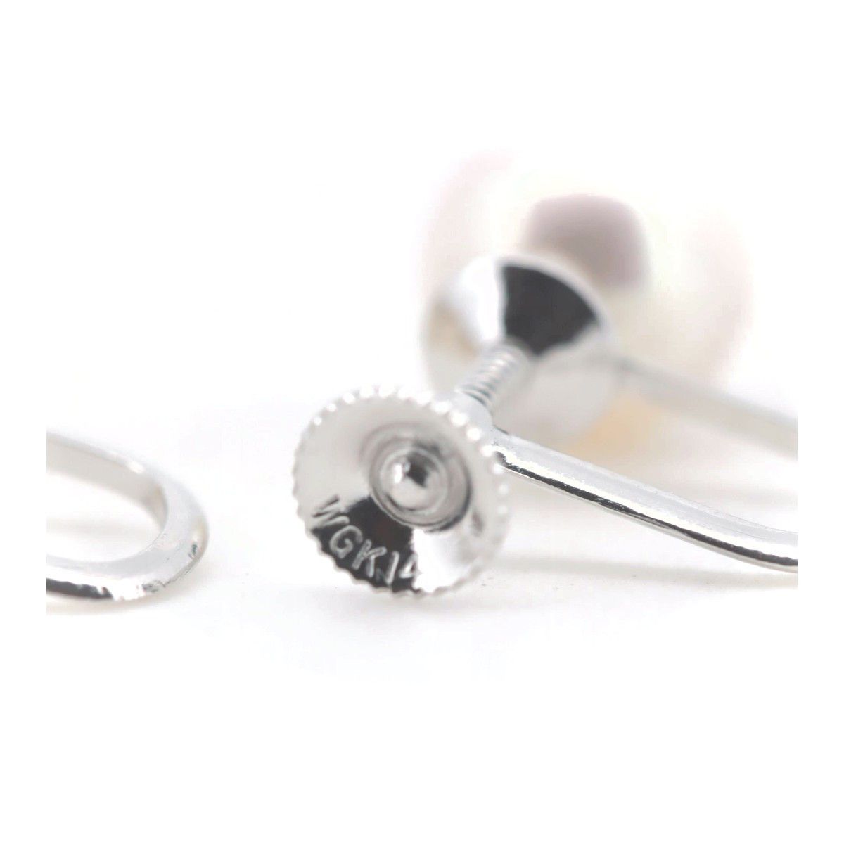 Other Tasaki Tasaki Pearl K14WG Earrings Metal Earrings DUTY FREE for USA Size ONE SIZE - 4 Thumbnail