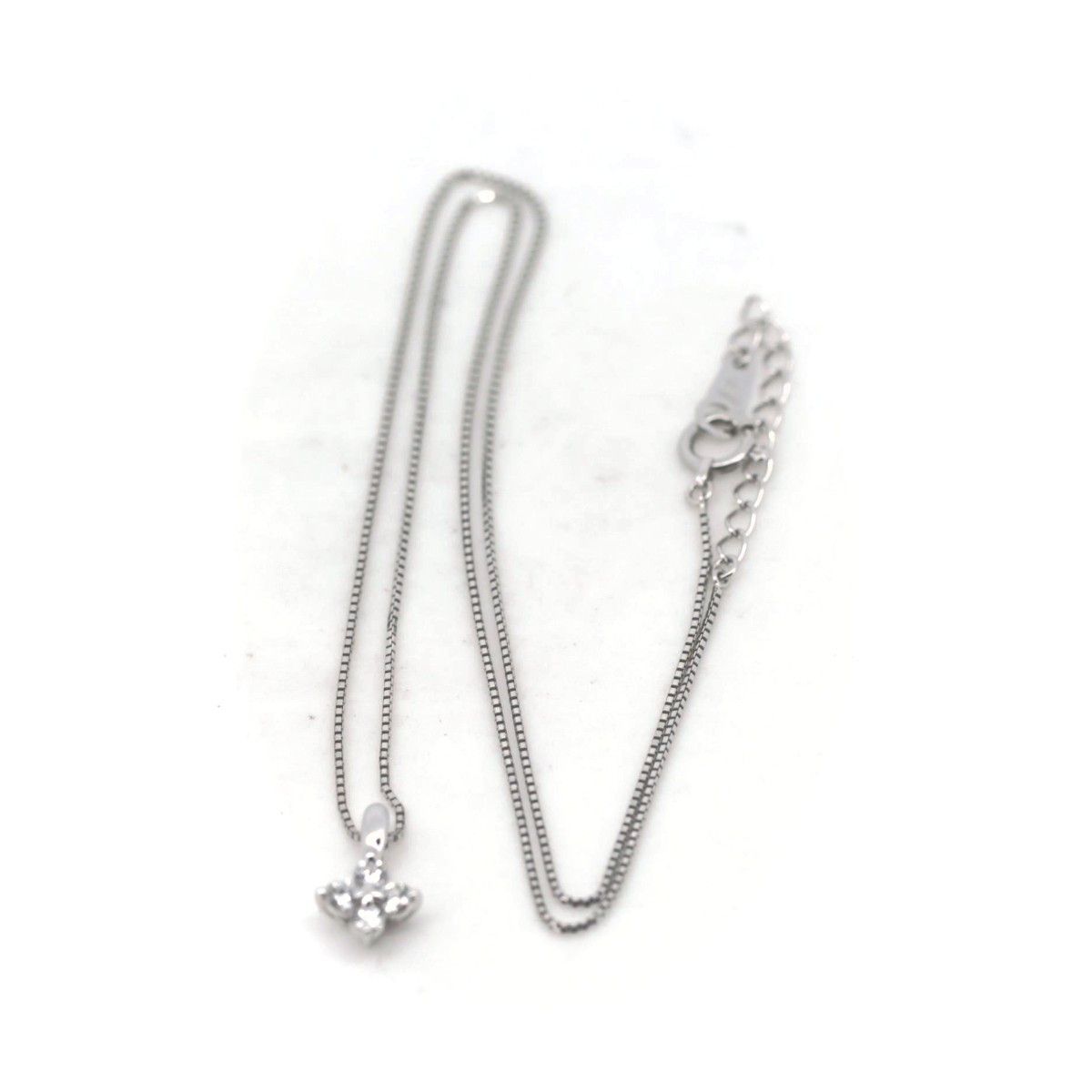 Other Tasaki Tasaki K18WG Diamond Necklace Calfskin Necklace DUTY FREE for USA Size ONE SIZE - 2 Thumbnail