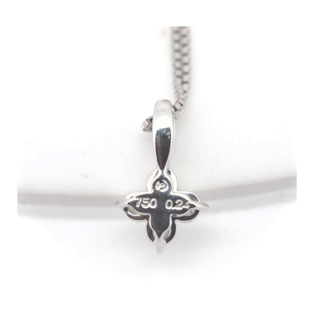 Other Tasaki Tasaki K18WG Diamond Necklace Calfskin Necklace DUTY FREE for USA Size ONE SIZE - 4 Thumbnail