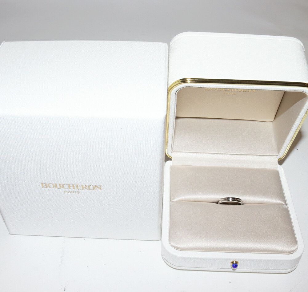 Other Boucheron Boucheron Godron Ring Pt950 Ring Size 9 Metal Ring JAL00113 DUTY FREE for USA Size ONE SIZE - 3 Thumbnail