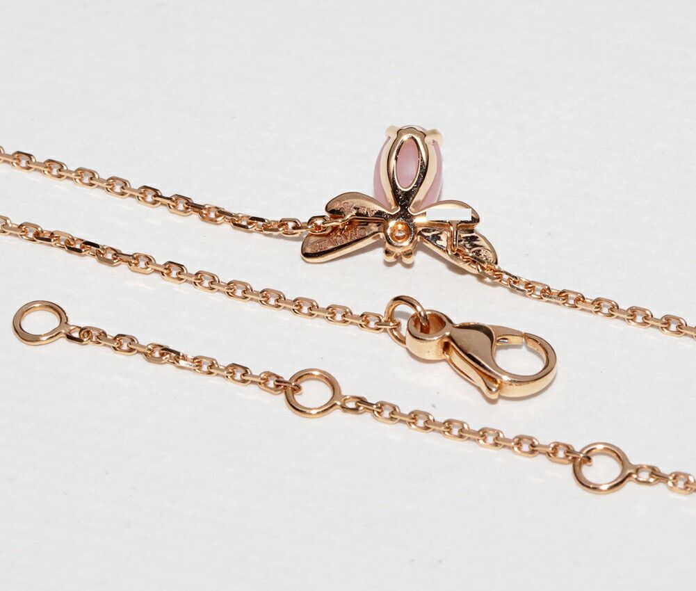 Other Chaumet Chaumet 18K Pink Gold Attrape-moi Pendant Necklace Calfskin Necklace DUTY FREE for USA Size ONE SIZE - 5 Thumbnail