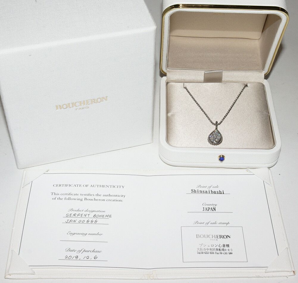 Other Boucheron Boucheron K18WG Serpent Boheme Pendant Necklace JPN00555 Metal Necklace JPN00555 DUTY FREE for USA Size ONE SIZE - 3 Thumbnail