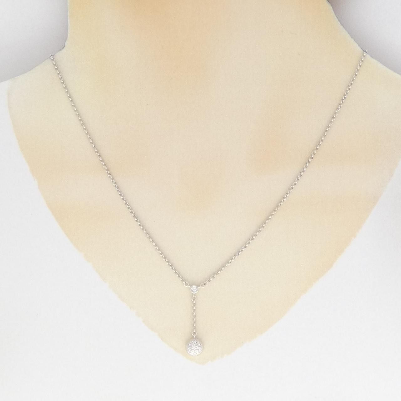Other Tasaki Tasaki K14 White Gold Diamond Necklace Metal Necklace DUTY FREE for USA Size ONE SIZE - 6 Thumbnail