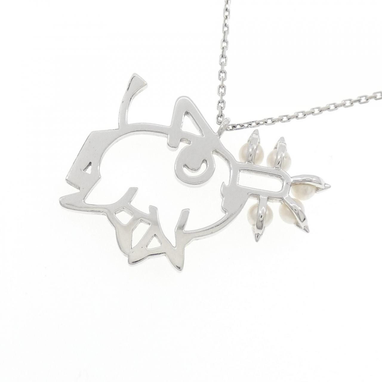 Other Tasaki Tasaki Freshwater Pearl 925 Silver Necklace Metal Necklace DUTY FREE for USA Size ONE SIZE - 4 Thumbnail